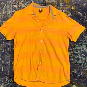 CPO Provisions striped button-up shirt